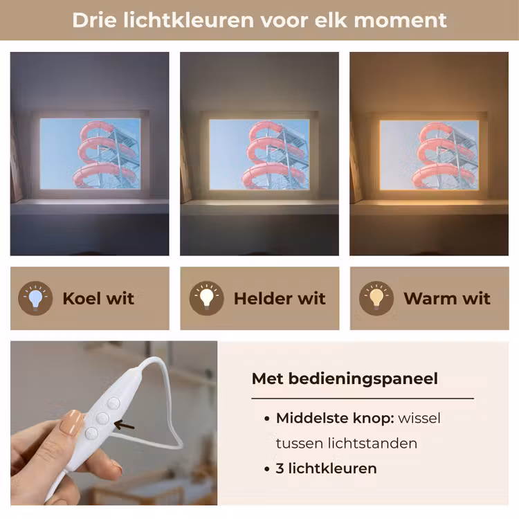 Lightbox - Wandlamp - Glijbaan - Waterpark - Spiraal - Modern - Roze — 7