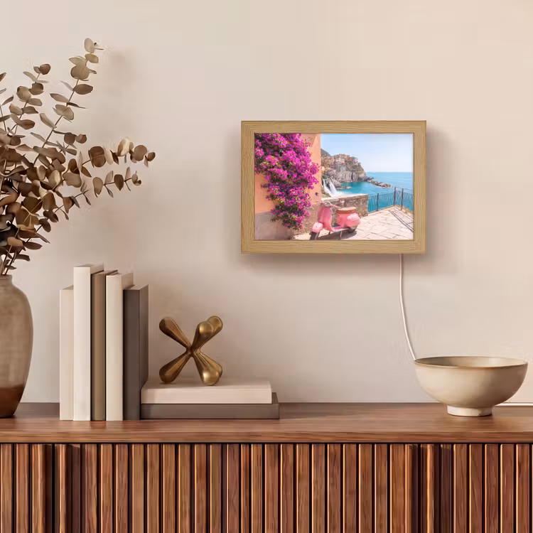 Lightbox - Wandlamp - Voertuig - Roze - Kust - Zomer - Reizen — 4