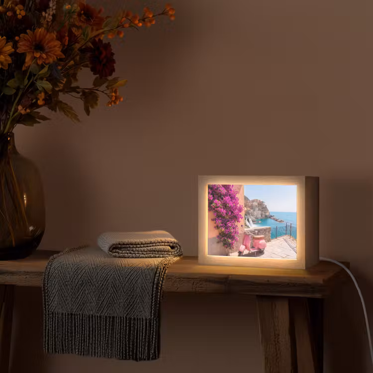 Lightbox - Wandlamp - Voertuig - Roze - Kust - Zomer - Reizen — 5