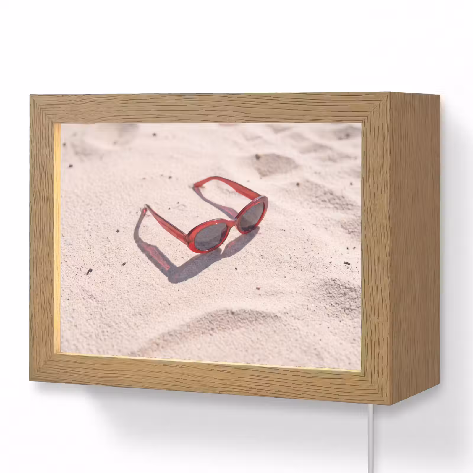 Lightbox - Wandlamp - Zonnebril - Strand - Vakantie - Rood — 1