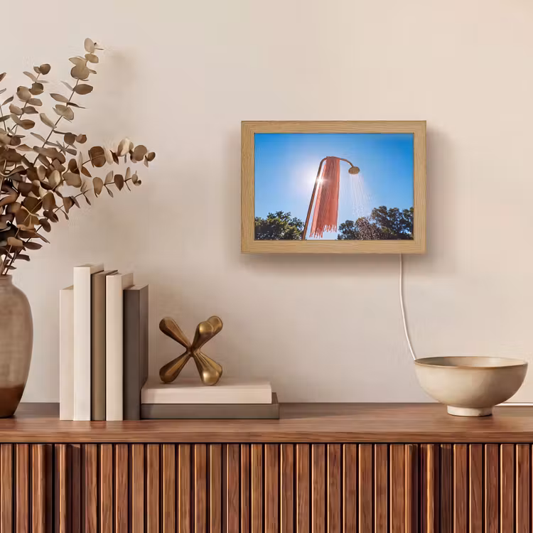 Lightbox - Wandlamp - Douche - Water - Zomer - Blauw — 4