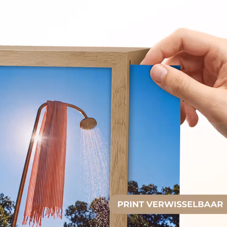 Lightbox - Wandlamp - Douche - Water - Zomer - Blauw — 6