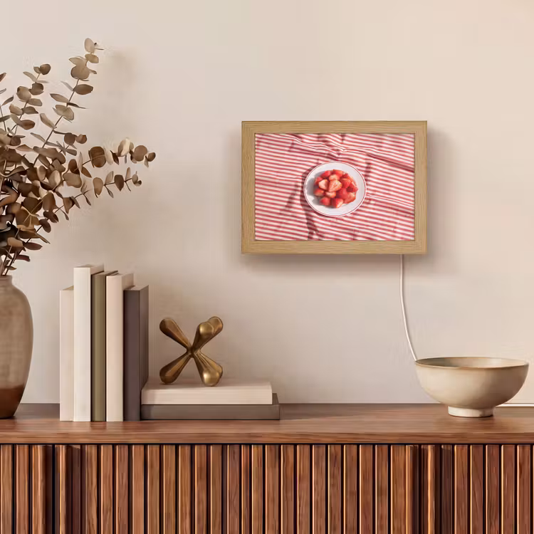 Lightbox - Wandlamp - Eten - Aardbeien - Fruit - Zomer - Rood — 4