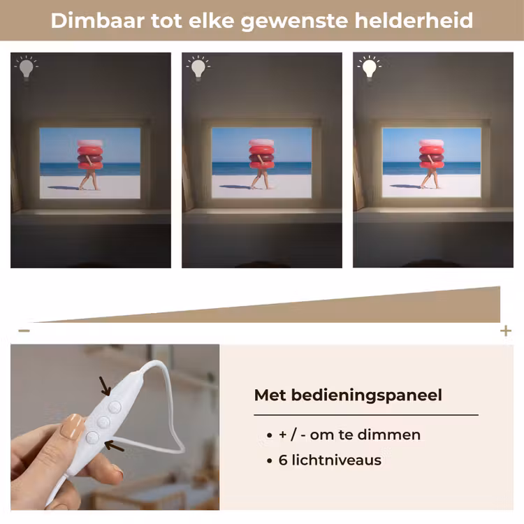Lightbox - Wandlamp - Mensen - Strand - Zomer - Recreatie - Kleurrijk — 8