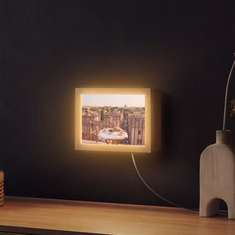 Lightbox - Wandlamp - Eten - Ontbijt - Balkon - Stad - Zonsopgang — 2