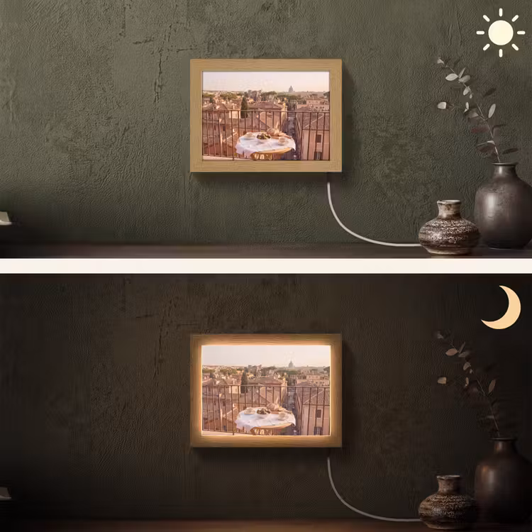 Lightbox - Wandlamp - Eten - Ontbijt - Balkon - Stad - Zonsopgang — 3