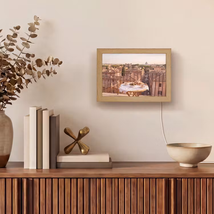 Lightbox - Wandlamp - Eten - Ontbijt - Balkon - Stad - Zonsopgang — 4