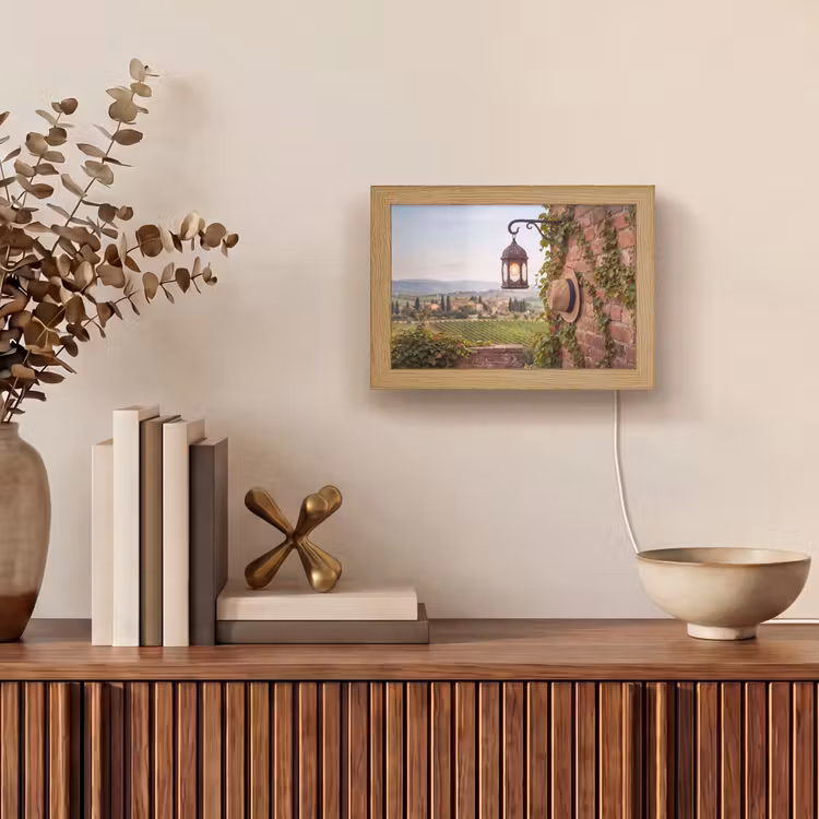 Lightbox - Wandlamp - Lantaarn - Wijngaard - Landschap - Italiaans — 4