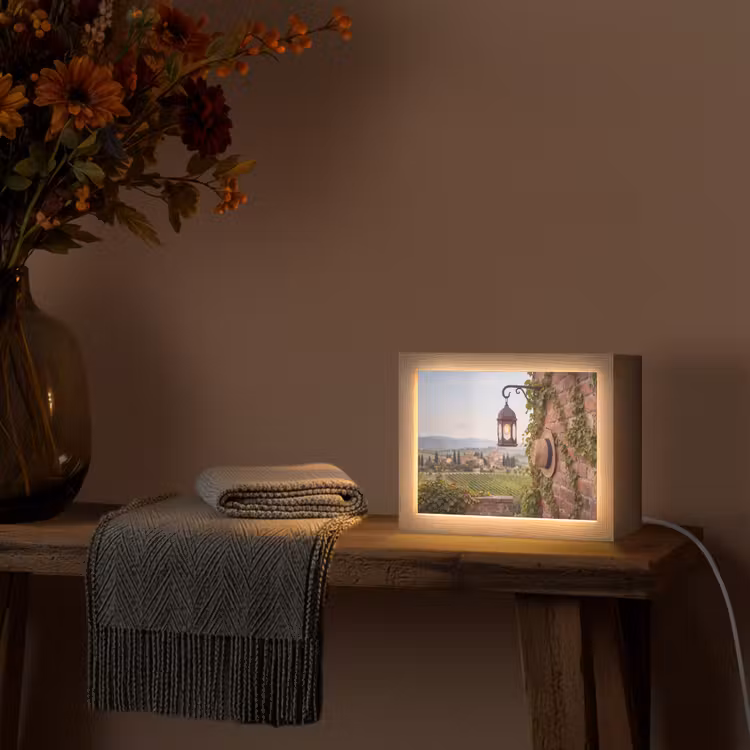 Lightbox - Wandlamp - Lantaarn - Wijngaard - Landschap - Italiaans — 5