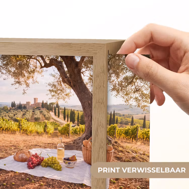 Lightbox - Wandlamp - Picknick - Wijngaard - Landschap - Zomer - Eten — 6