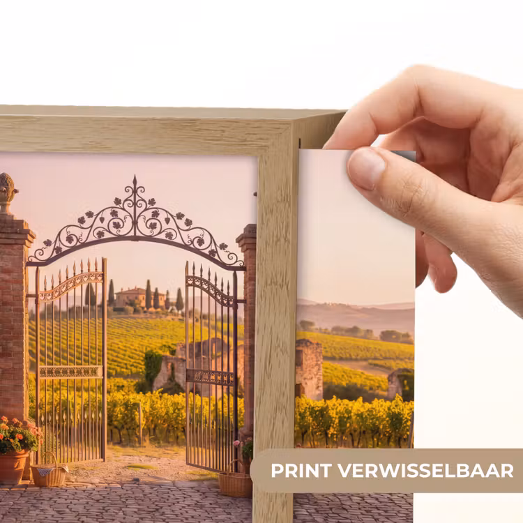 Lightbox - Wandlamp - Poort - Landschap - Platteland - Zonlicht - Warm — 6