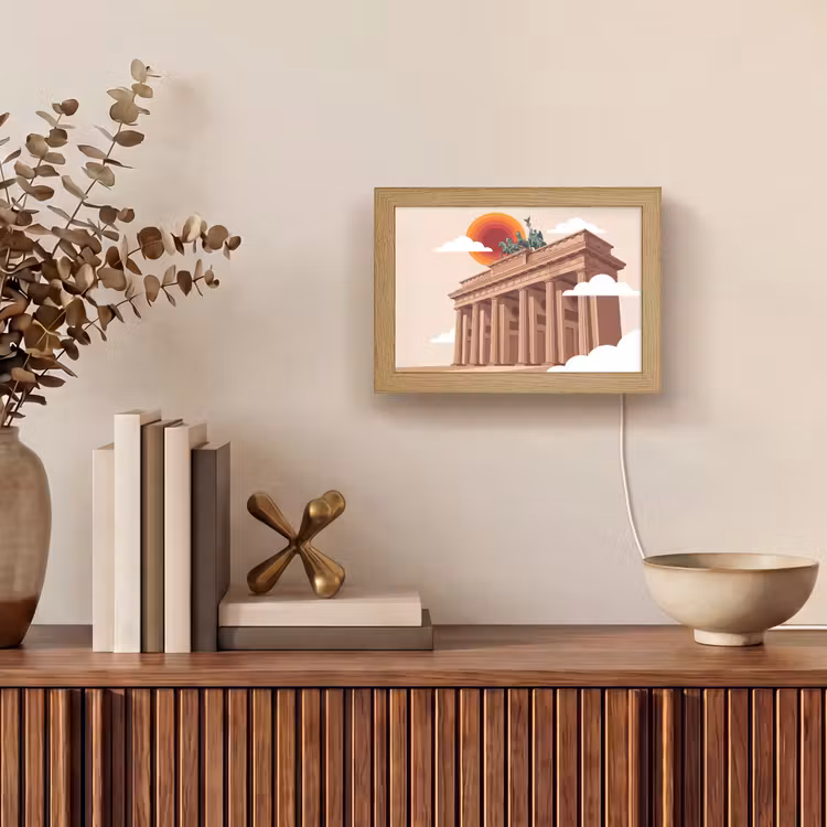Lightbox - Wandlamp - Architectuur - Brandenburg - Berlijn - Zonsondergang - Historisch — 4