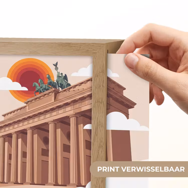 Lightbox - Wandlamp - Architectuur - Brandenburg - Berlijn - Zonsondergang - Historisch — 6