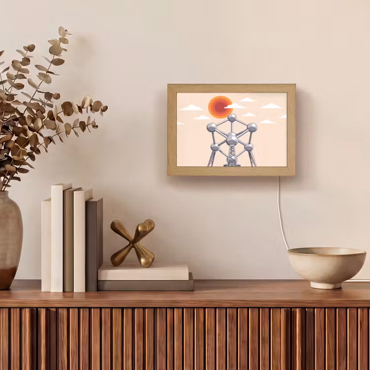 Lightbox - Wandlamp - Architectuur - Geometrie - Stad - Modern - Grijs — 4