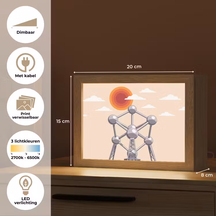 Lightbox - Wandlamp - Architectuur - Geometrie - Stad - Modern - Grijs — 9