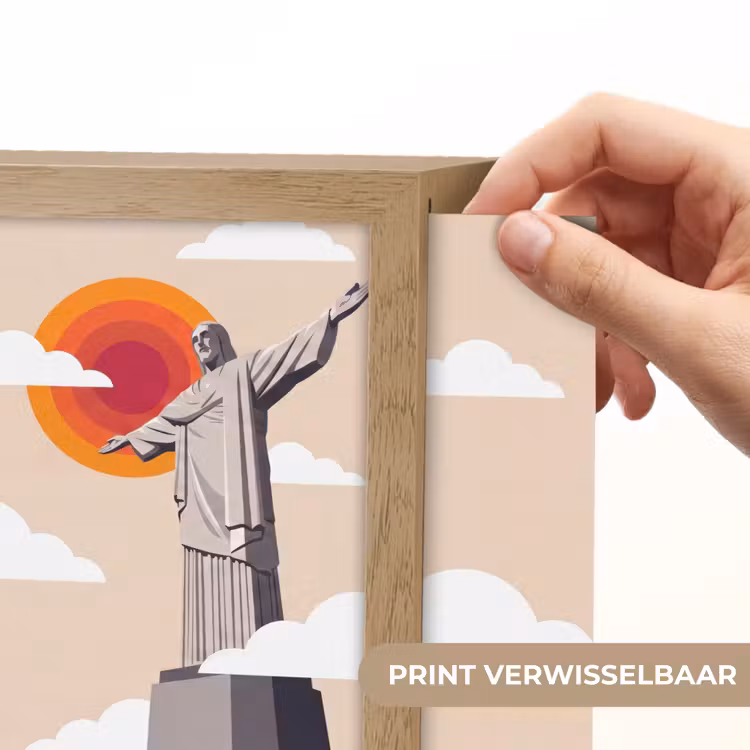 Lightbox - Wandlamp - Monument - Stad - Zonsondergang - Minimalistisch - Oranje — 6