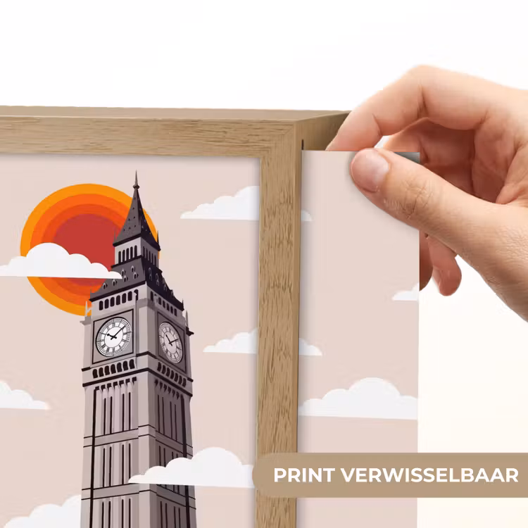 Lightbox - Wandlamp - Toren - Klok - Londen - Architectuur - Retro — 6