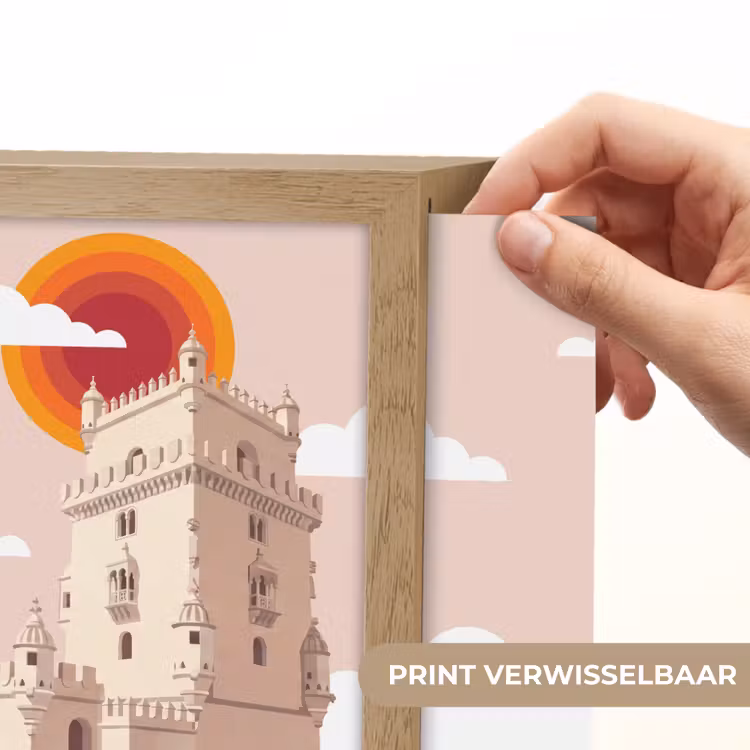 Lightbox - Wandlamp - Toren - Rivier - Architectuur - Modern - Oranje — 6