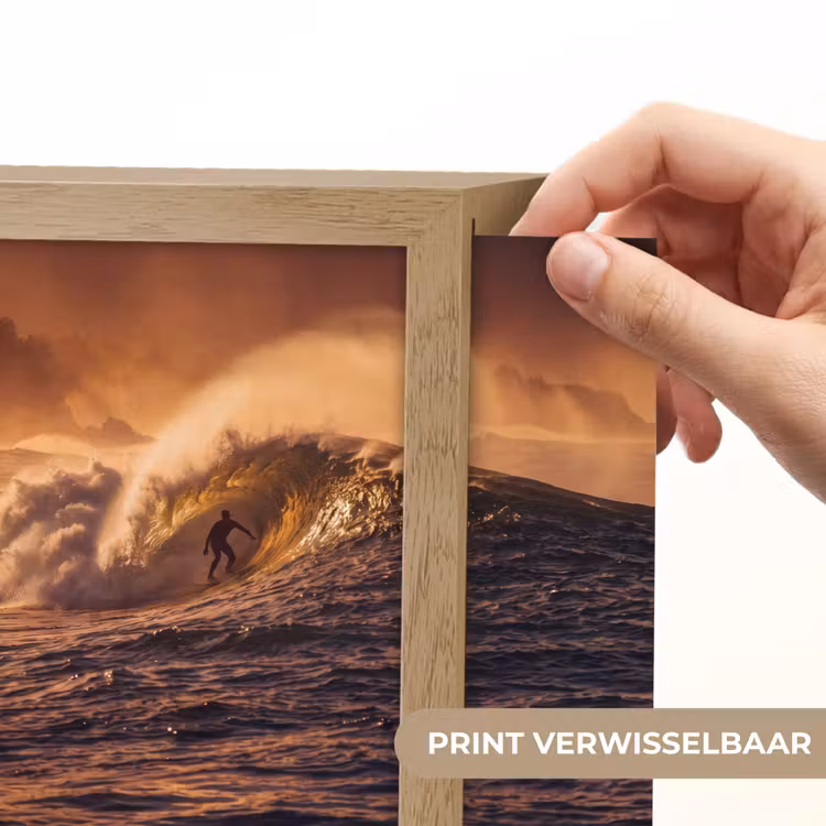Lightbox - Wandlamp - Surfer - Golf - Oceaan - Sport - Oranje — 6