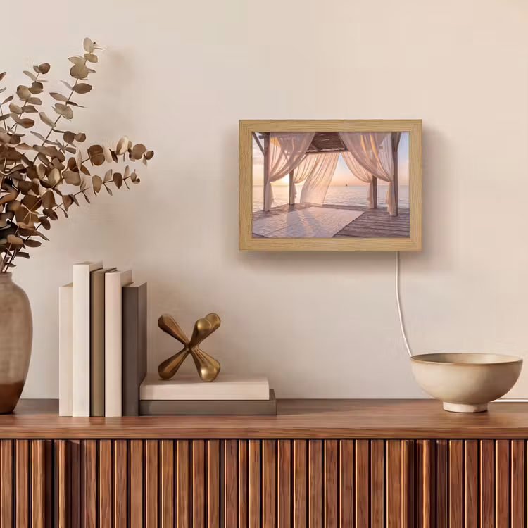 Lightbox - Wandlamp - Overkapping - Zee - Zonsondergang - Vakantie - Rust — 4