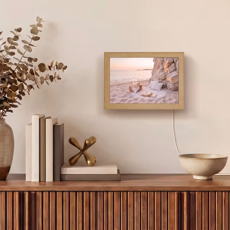 Lightbox - Wandlamp - Strand - Picknick - Zonsondergang - Zomer - Natuur — 4