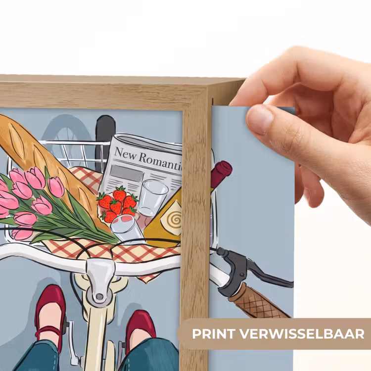 Lightbox - Wandlamp - Fiets - Picknick - Zomer - Illustratie — 6