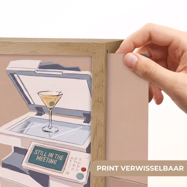 Lightbox - Wandlamp - Kantoor - Drank - Humor - Illustratie — 6