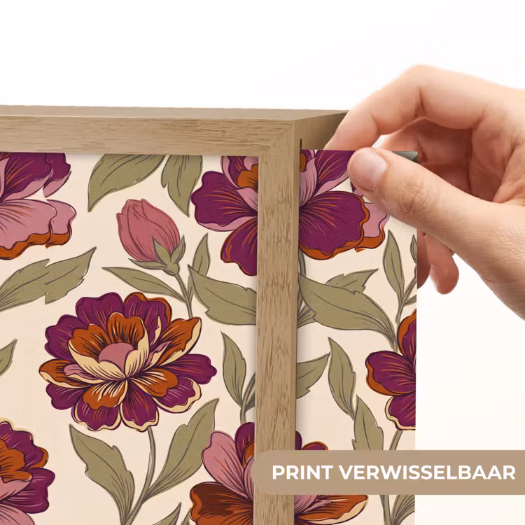 Lightbox - Wandlamp - Bloemen - Patroon - Natuur - Modern - Paars — 6