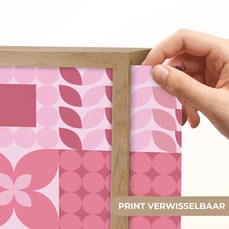 Lightbox - Wandlamp - Abstract - Geometrisch - Patroon - Modern - Roze — 6