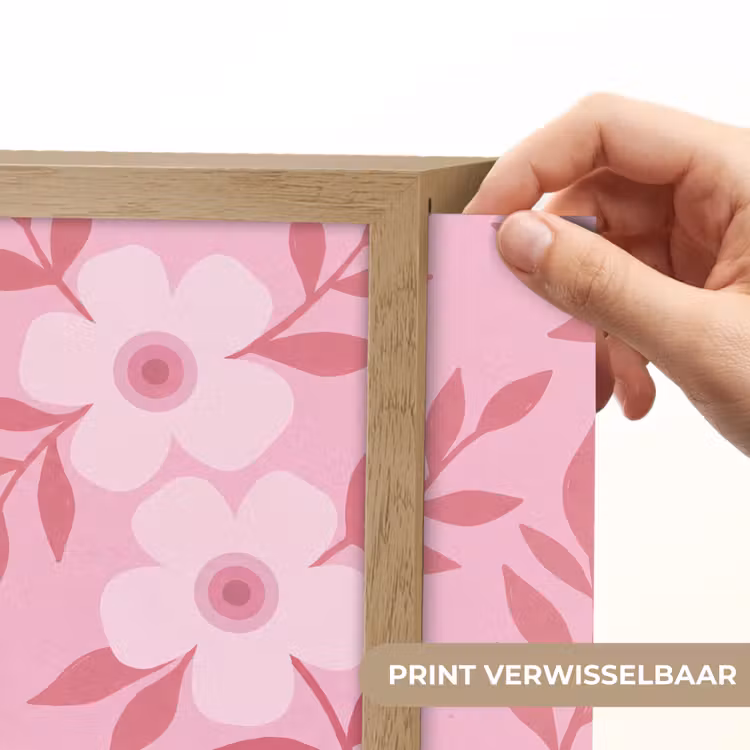 Lightbox - Wandlamp - Bloemen - Abstract - Modern - Roze - Natuur — 6