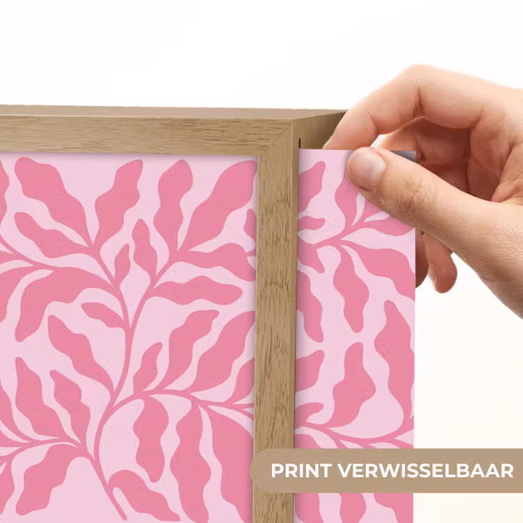 Lightbox - Wandlamp - Planten - Organisch - Abstract - Modern - Roze — 6