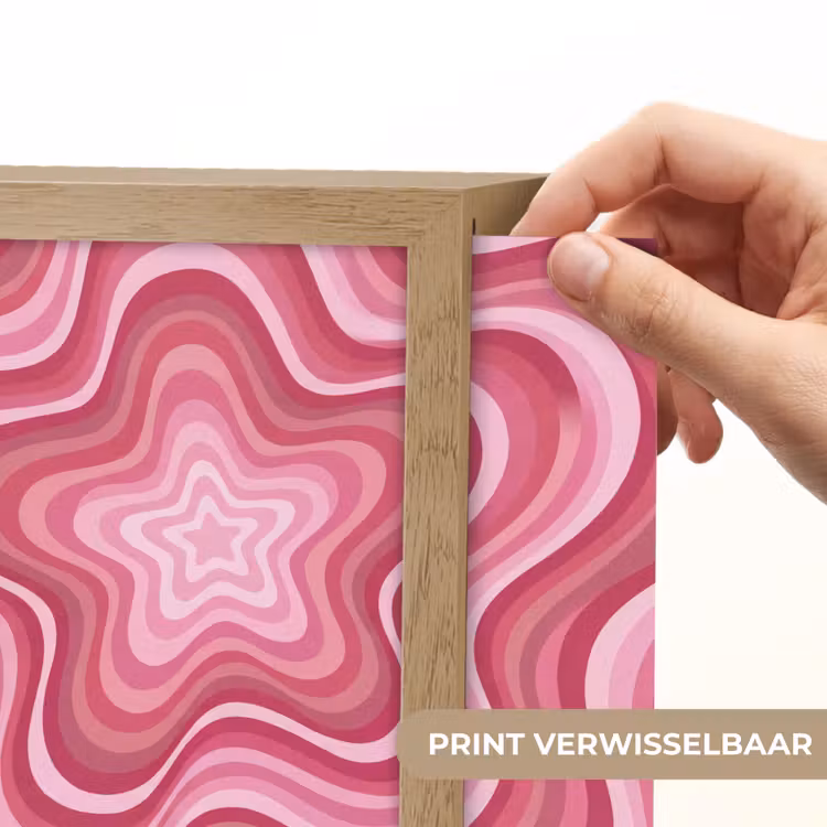 Lightbox - Wandlamp - Ster - Golvend - Abstract - Roze — 6
