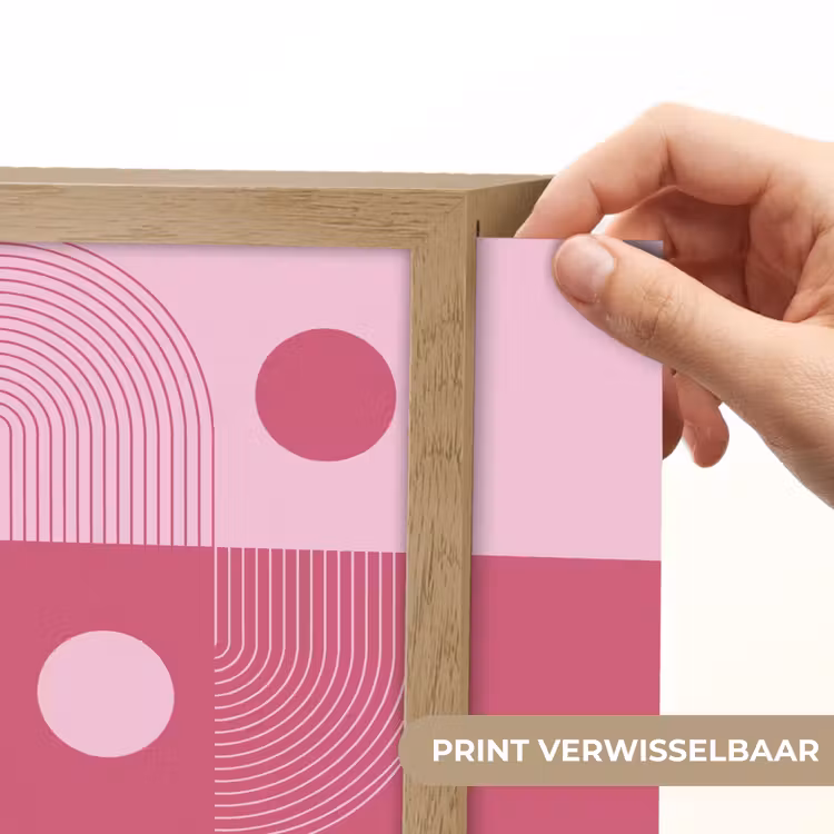 Lightbox - Wandlamp - Geometrie - Patroon - Abstract - Roze - Modern — 6