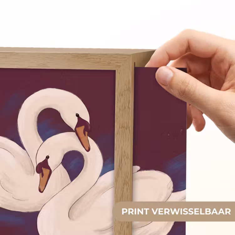 Lightbox - Wandlamp - Vogel - Koppel - Liefde - Abstract - Wit — 6