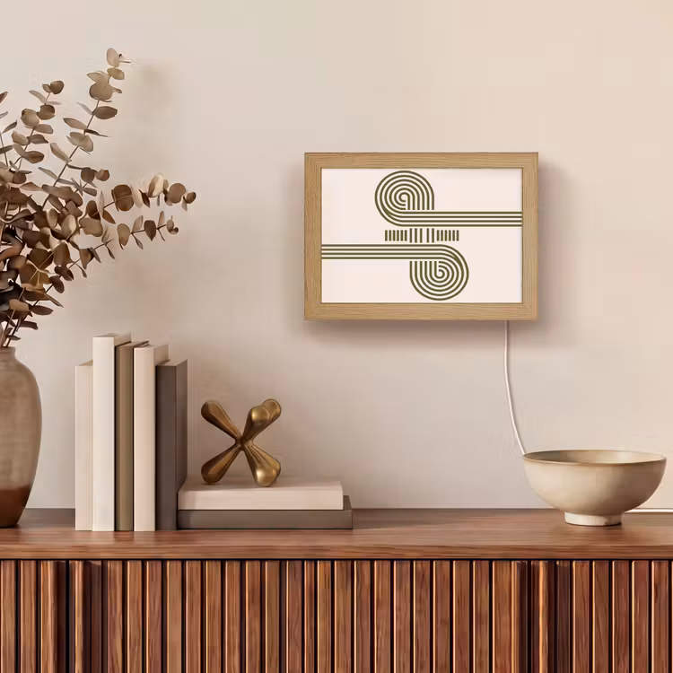 Lightbox - Wandlamp - Abstract - Vormen - Modern - Groen — 4