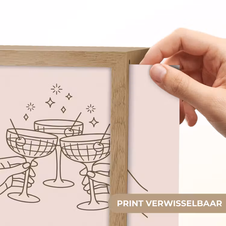 Lightbox - Wandlamp - Drankjes - Feest - Proosten - Minimalistisch - Groen — 6