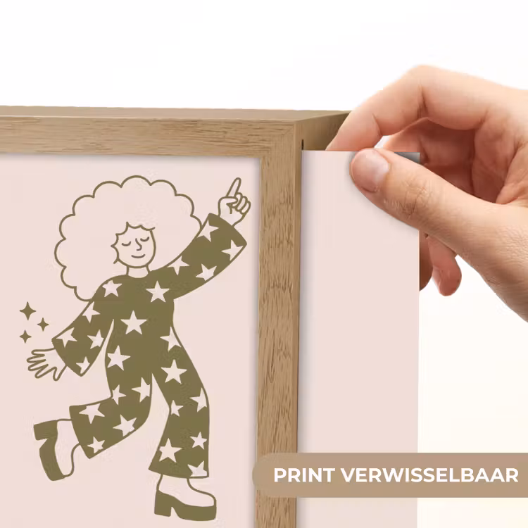 Lightbox - Wandlamp - Mensen - Dansend - Feest - Vintage - Groen — 6