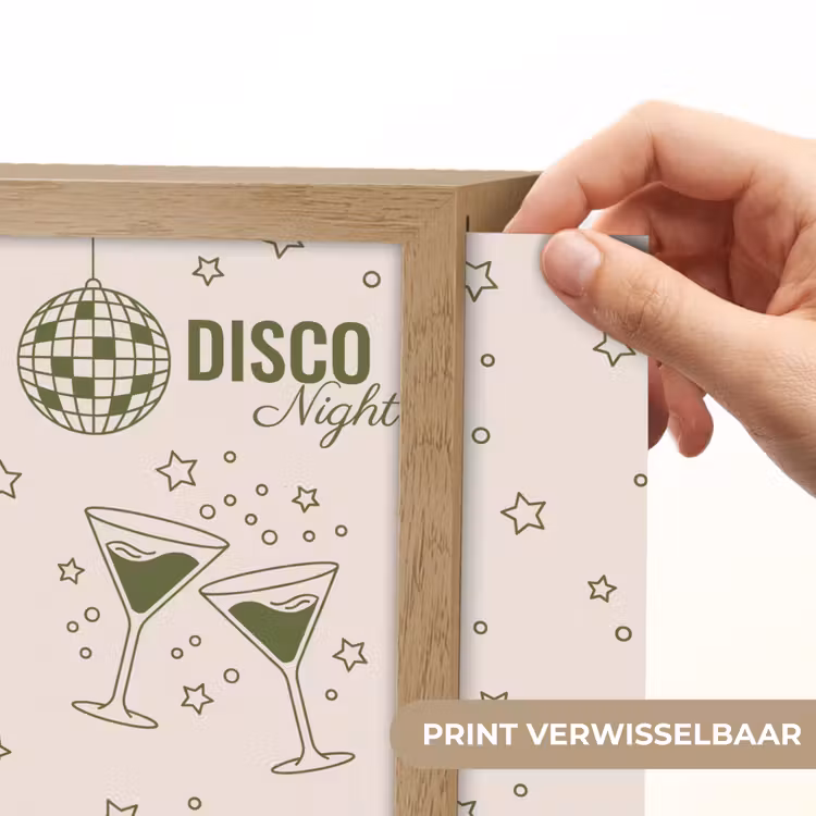 Lightbox - Wandlamp - Feest - Disco - Drank - Illustratie - Groen — 6