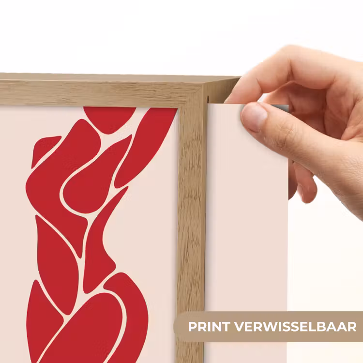 Lightbox - Wandlamp - Vrouw - Figuur - Abstract - Modern - Rood — 6