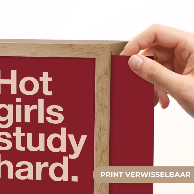 Lightbox - Wandlamp - Tekst - Studie - Motivatie - Modern - Rood — 6