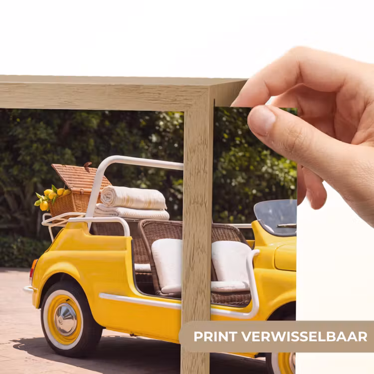 Lightbox - Wandlamp - Auto - Picknick - Zomer - Geel — 6