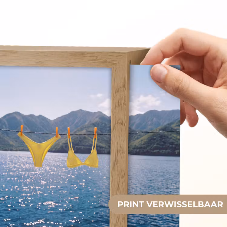Lightbox - Wandlamp - Badmode - Bikini - Zee - Bergen - Geel — 6