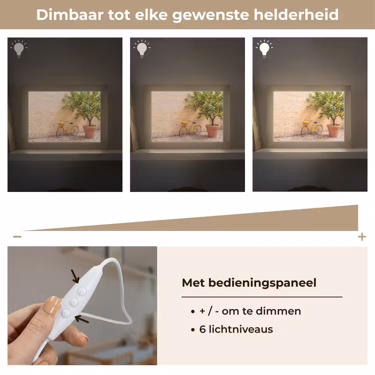 Lightbox - Wandlamp - Fiets - Mand - Eten - Geel - Zomer — 8