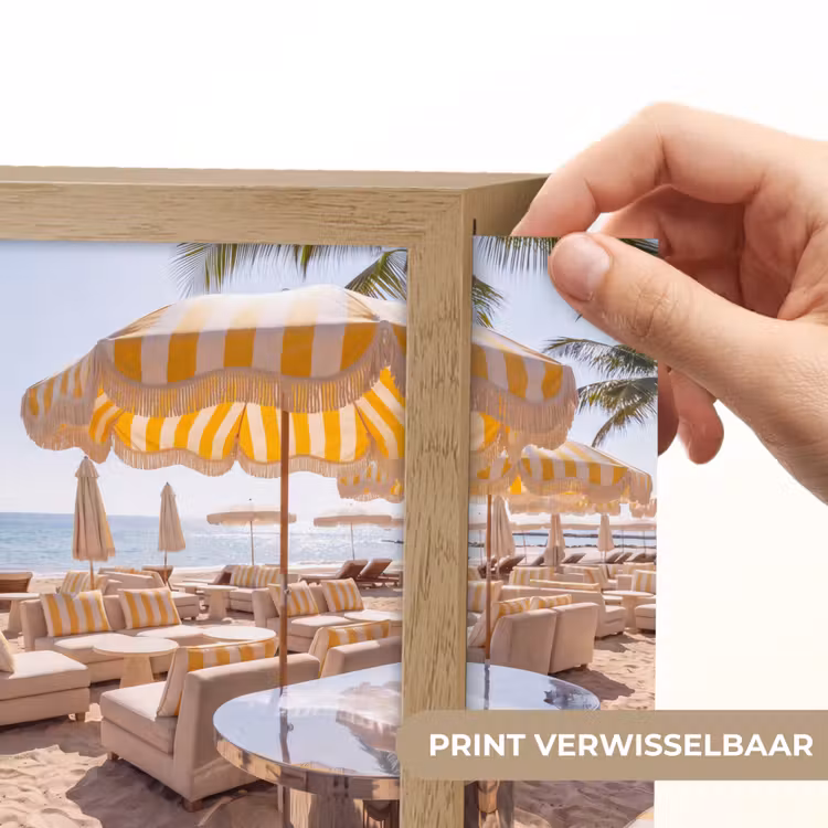 Lightbox - Wandlamp - Strand - Ligbedden - Vakantie - Modern - Geel — 6