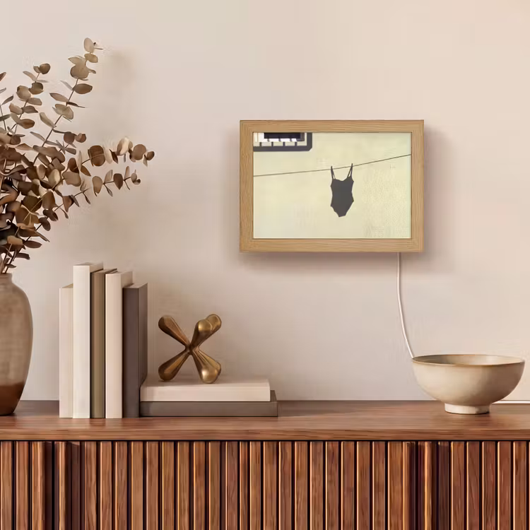 Lightbox - Wandlamp - Badpak - Schaduw - Muur - Zomer - Minimalistisch — 4
