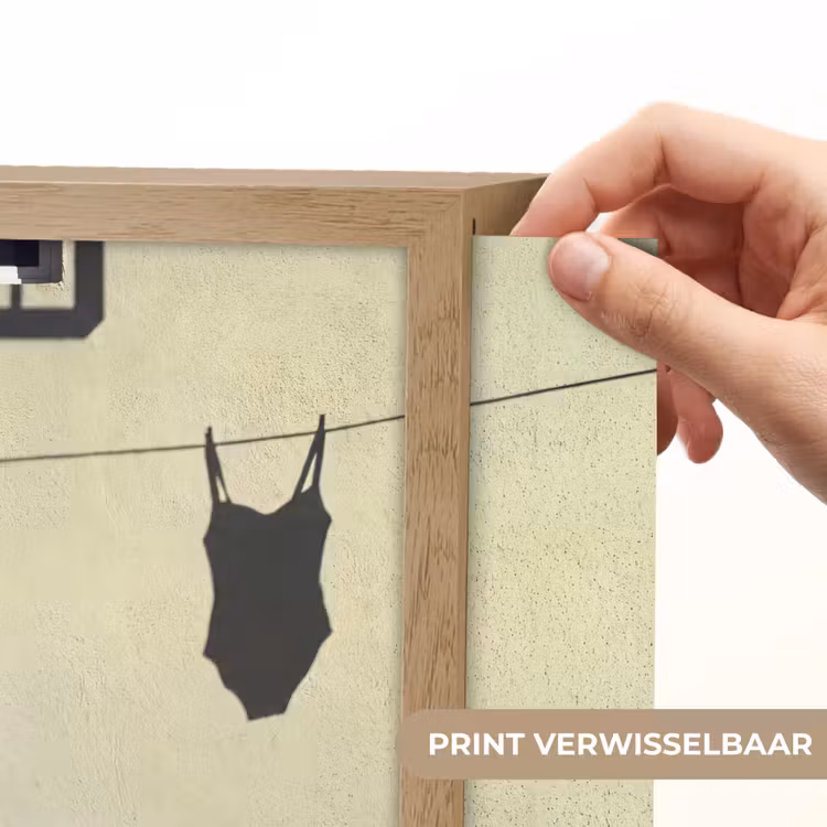 Lightbox - Wandlamp - Badpak - Schaduw - Muur - Zomer - Minimalistisch — 6