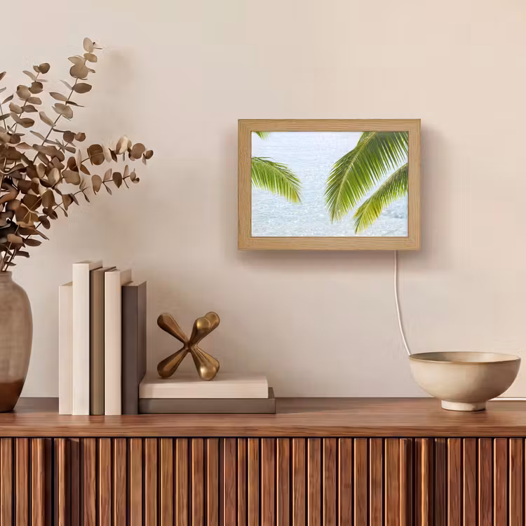 Lightbox - Wandlamp - Boom - Bladeren - Water - Tropisch - Groen — 4