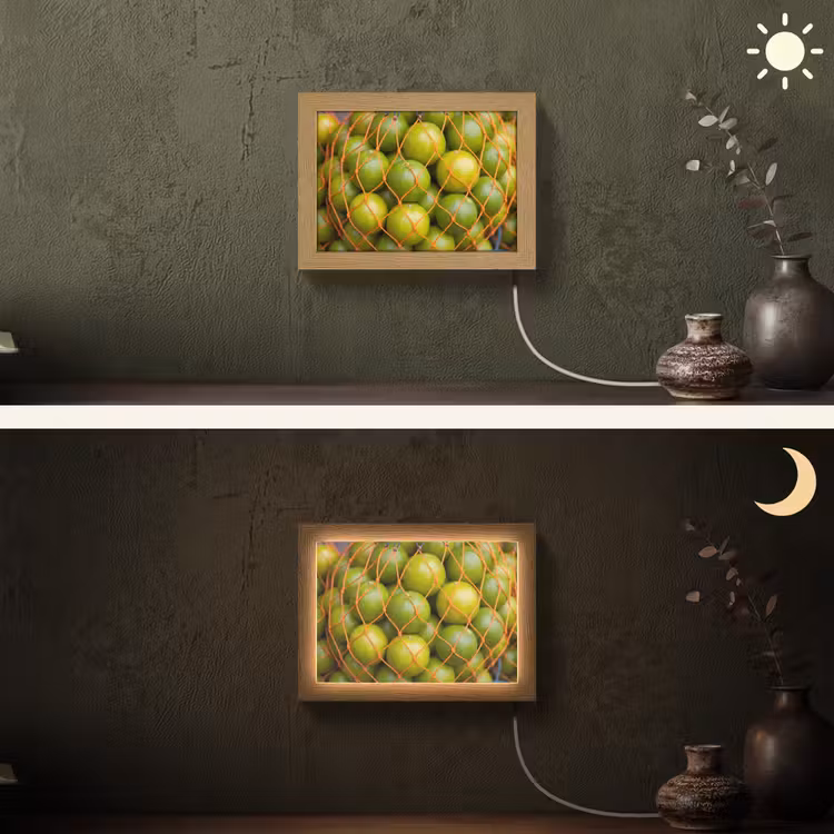 Lightbox - Wandlamp - Eten - Net - Groen - Markt — 3