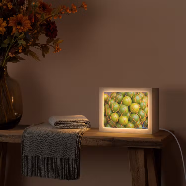 Lightbox - Wandlamp - Eten - Net - Groen - Markt — 5