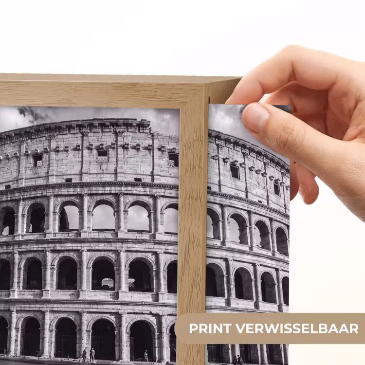 Lightbox - Wandlamp - Architectuur - Colosseum - Rome - Historisch - Zwart-wit — 6